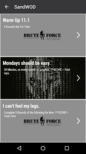 Brute Force WOD