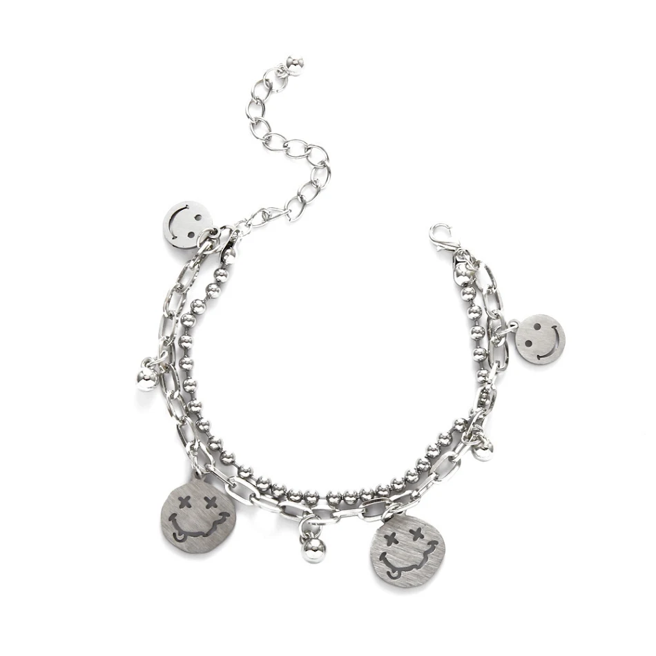 Bracelet Double Couche Rétro Français pour Femme Bijou Élégant Design Classique Style Vintage Accessoire Chic Cadeau Idéal pour un Look Sophistiqué