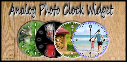 Analog Photo Clock Widget Free Screenshot