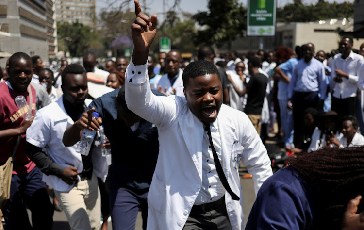 Doctors in Zimbabwe have been on strike for months.