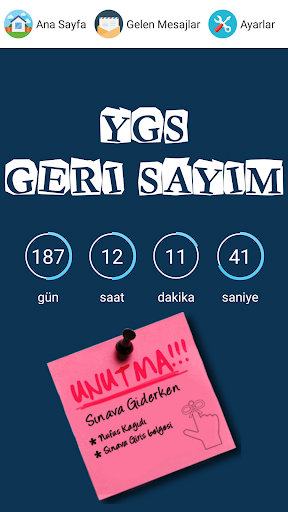 YGS Geri Sayım