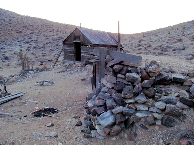 Buildings at the Lost Burro Mine