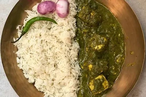 Palak With Jeera Rice