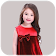 Baby girl frock design icon