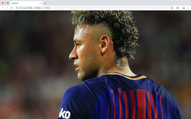Neymar Pop HD Football New Tabs Theme