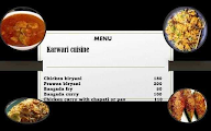 Karwari Cuisine menu 1