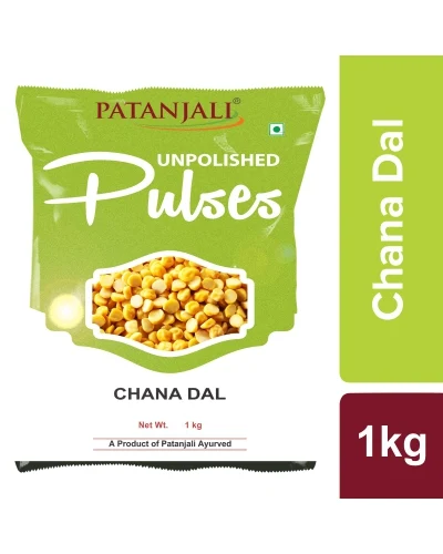 Patanjali Unpolished Chana Dal - 1 kg