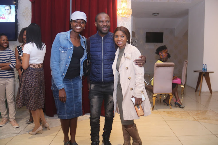 Renown Gospel artiste Eunice Njeri, Agundabweni Akweyu and Evelyn Wanjiru