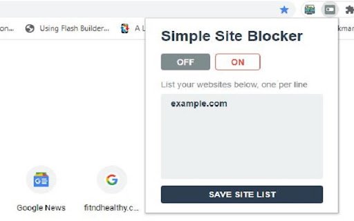 Simple Site Blocker