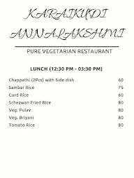 Karaikudi Annalakshmi menu 4