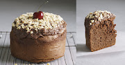 Our rendition of Simply Cooking's three-ingredient Nutella cake. We added a garnish of chopped toasted hazelnuts and reduced the amount of flour used in the original recipe.