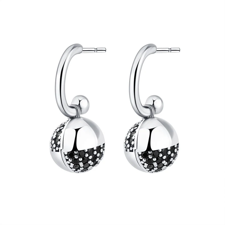 Title 1, Boucles doreilles en zircon 925 argent sterlin...