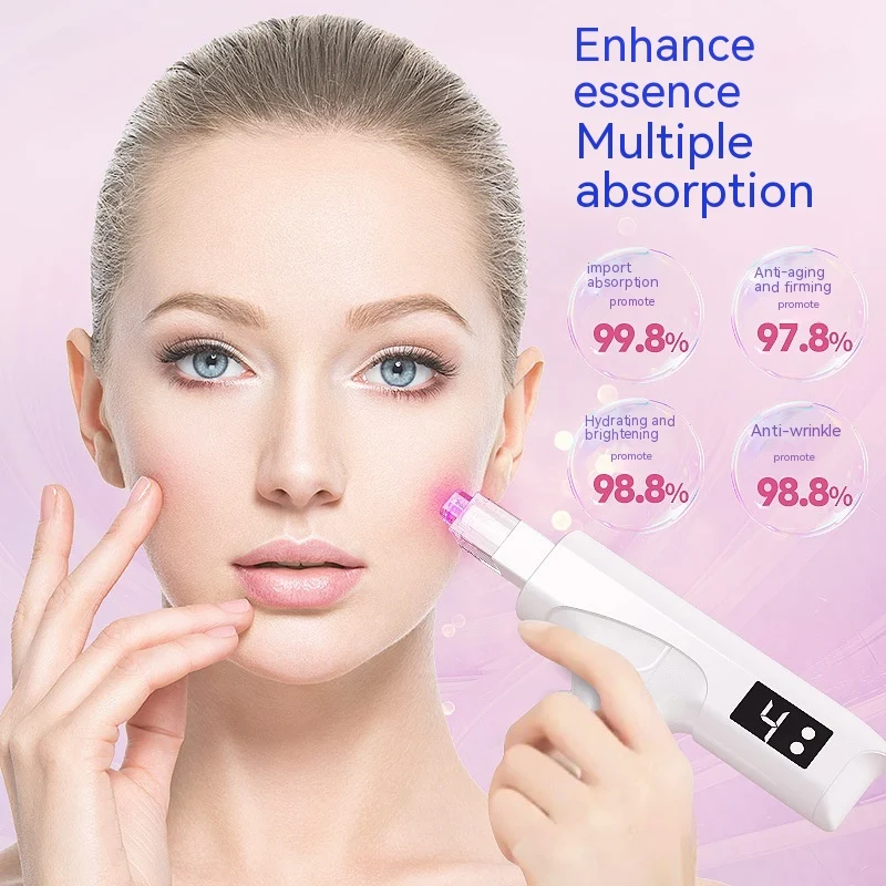 Microcristalino Vital Injector Facial Instrumento Hidratante Belleza Reduce Arrugas y Mejora Hidratación de la Piel con Tecnología Avanzada
