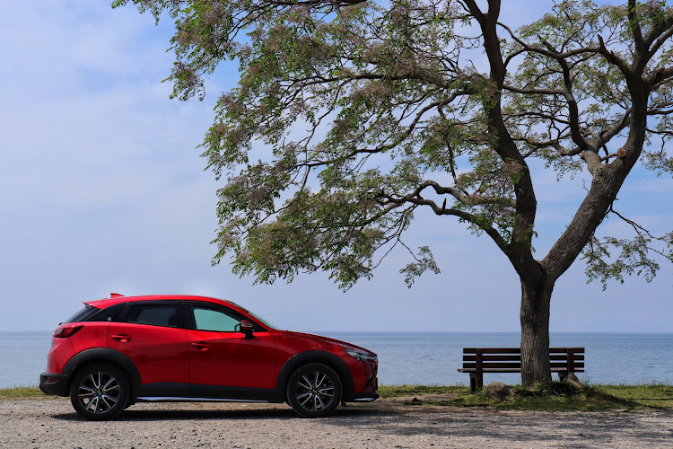 CX-3の2019ベストショット・表紙エントリー・あのベンチ・ぃゃ~琵琶湖ってホントに大きいですねに関するカスタム事例の投稿画像1枚目