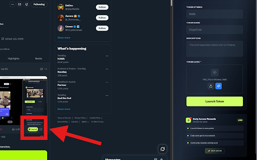 WENMOON: 1-Click Token Launcher screenshot 2