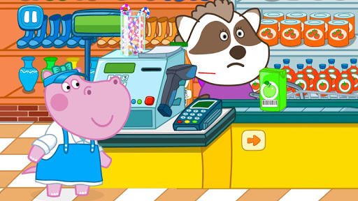 Screenshot Hippo: Supermarket cashier