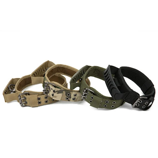 Durable Tactical Dog Collar Leash Tactical Police Dog Collar Military Adjustable Dog Collar For Small Medium Large Dogs
