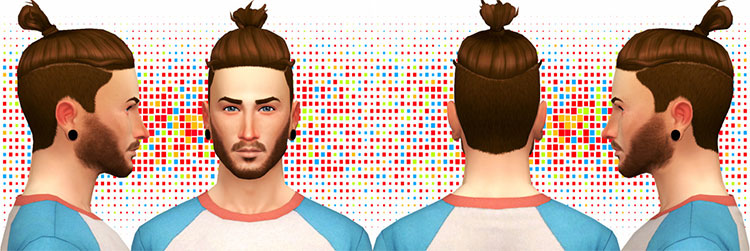 Man Bun Hair Sims 4 Cc List