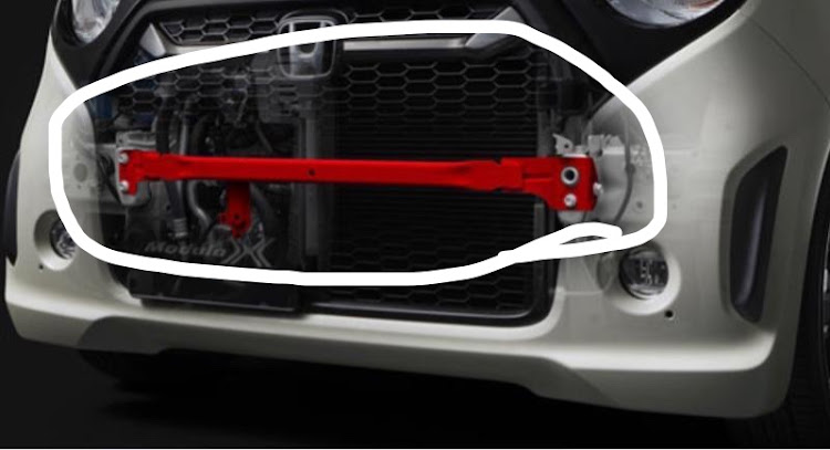 N-ONEのモデューロXバンパービーム注文・パーツ注文・ダイエット開始に関するカスタム事例の投稿画像1枚目
