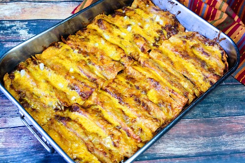 Beef and Cheese Enchiladas