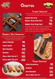 Gobble Up Churros menu 1