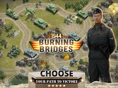 1944 Burning Bridges - a WW2 Strategy War Game(Mod Money)