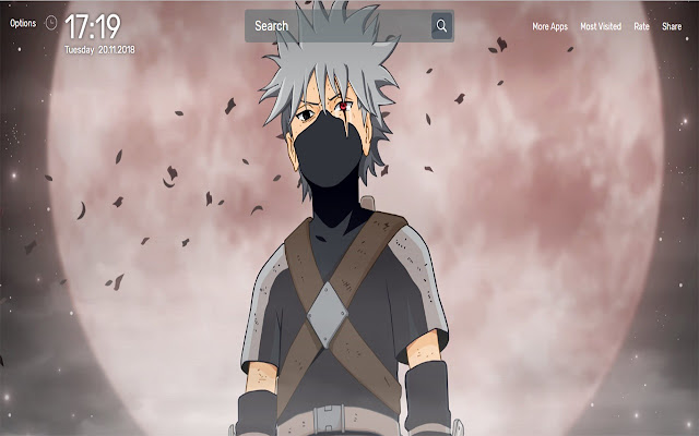 Kakashi Wallpapers NewTab Theme