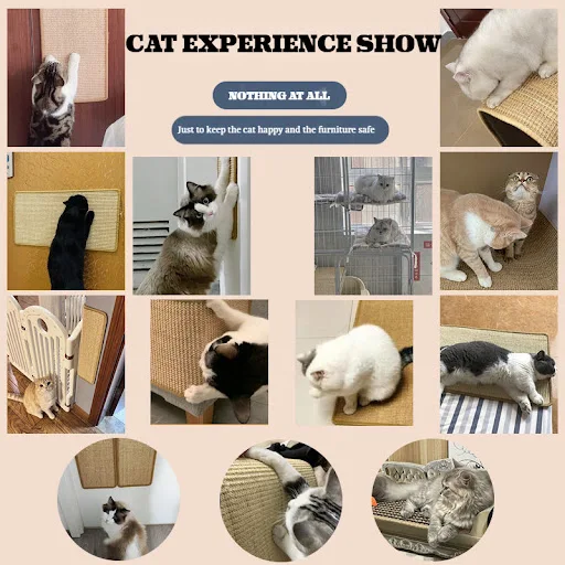 Cat Scraper Sisal Pad Cat Training Scratch Pad Table Leg Cat Scratcher Furniture Protection Mat Sofa Protector Scratch