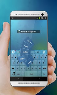 Rain coats GO Keyboard Screenshots 9