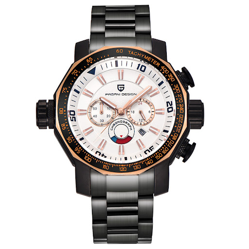 Title 4, PAGANI DESIGN Multifunction Quartz Watch. Styli...