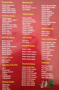 Sardar Apure Meat Shop menu 1