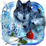 Cover Image of ดาวน์โหลด Wolf Love Live Wallpaper 1.4 APK