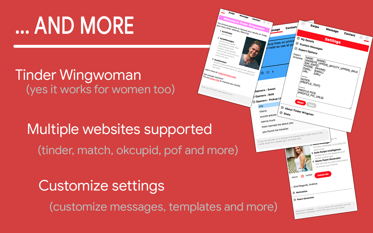 Dating App Wingman Pro (auto-like > message) Preview image 7