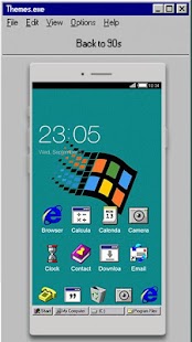 play Windroid Theme for windows 95 PC Computer Launcher on pc & mac