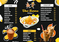 Chai Samosa menu 1