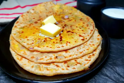 2 Aloo With Onion Paratha