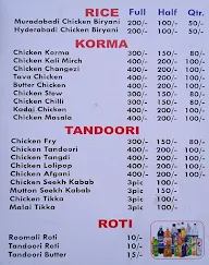Muradabadi Chicken Corner menu 1