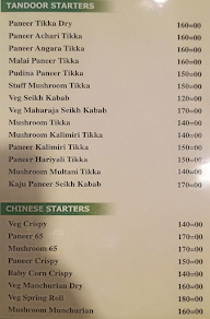 Hotel Rudra menu 3