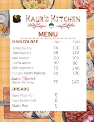 Kaur's Kitchen menu 3