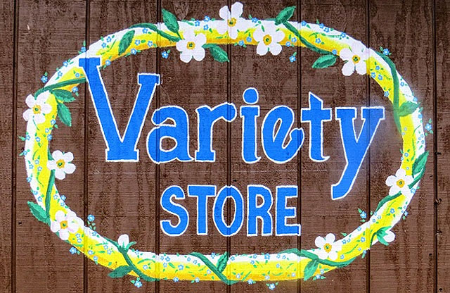 Port Graham Variety Store sign