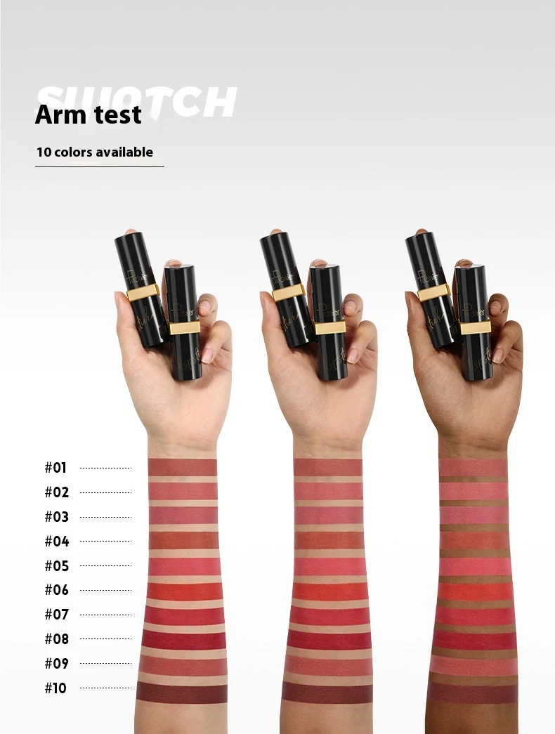 Title 4, 10 Kleuren Velvet Matte Lipgloss Geen Vlek Op C...