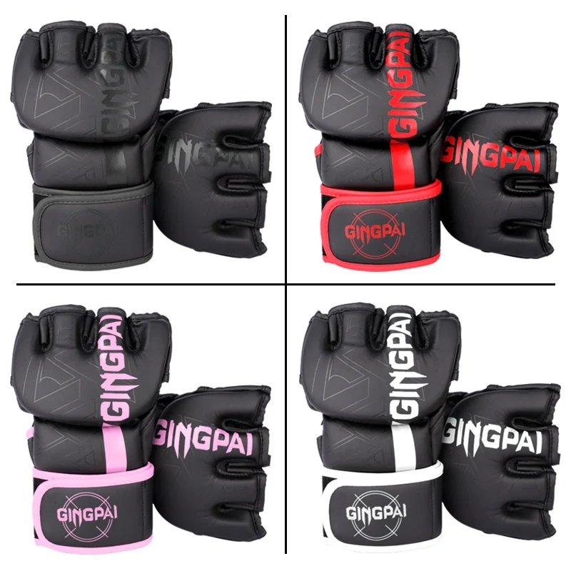 Gants d'entraînement Sanda pour le combat et sac de sable, respirants. Conçus pour un maintien et une protection supérieurs. Parfait pour les arts martiaux.