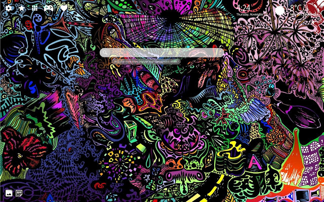 Trippy Illuminati HD Wallpaper New Tab Theme