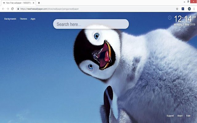 Penguin Wallpaper HD Penguins New Tab Themes