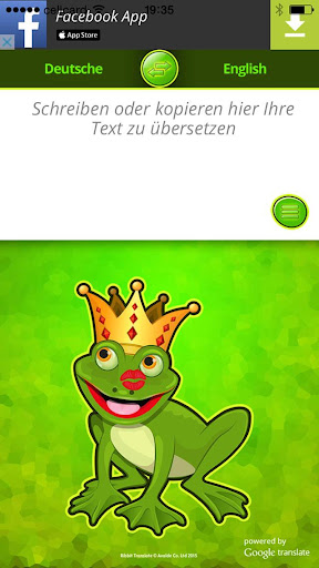 Ribbit German to English