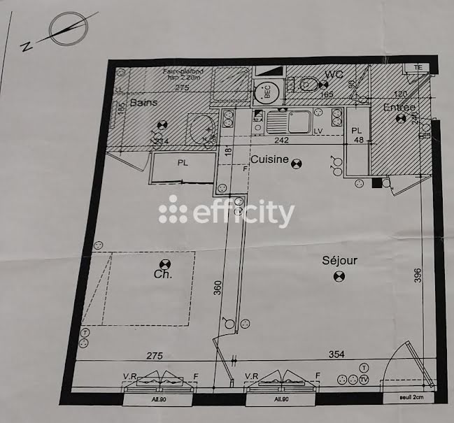 Vente appartement 2 pièces 38.97 m² à Saint-Herblain (44800), 86 500 €