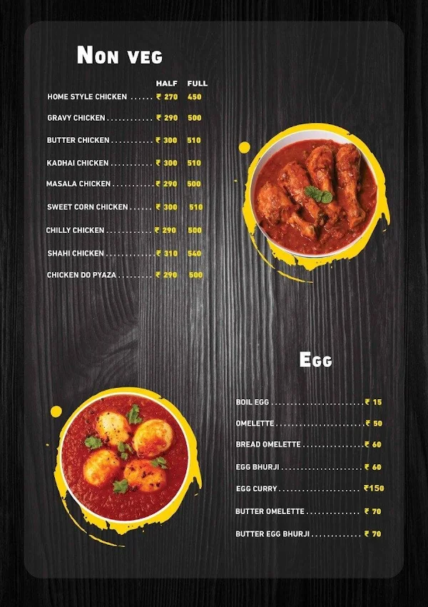 Dream Food Cafe menu 