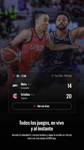 Screenshot Baloncesto Superior Nacional
