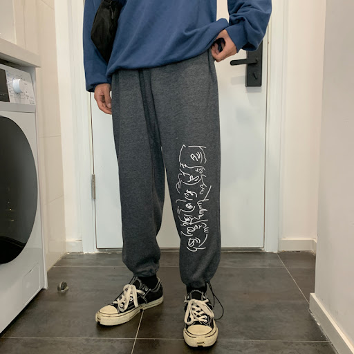 Title 4, Mens Casual Loose Sports Printed Sweatpants – ...