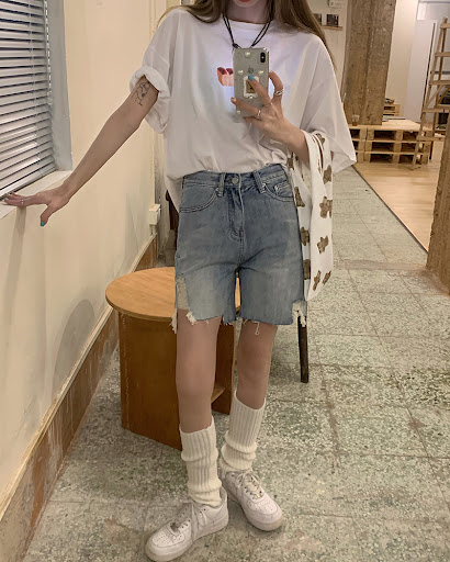Title 3, Womens Black Fashion Personality Ripped Jeans ...